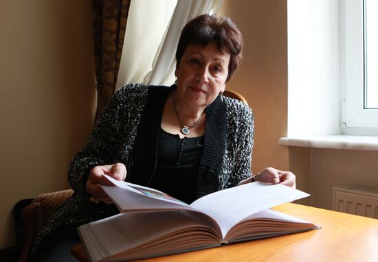 Writer Dina Rubina gives interview