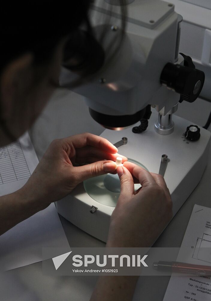 Production of nanoceramic implants in Tomsk