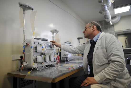 Production of devices for blood purification NPK "Alpha"