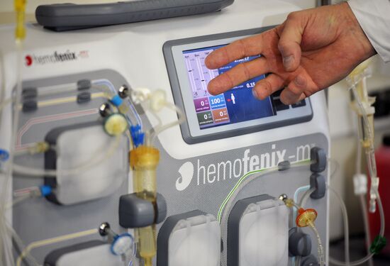 Production of devices for blood purification NPK "Alpha"