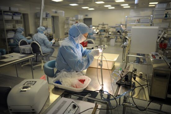 Production of devices for blood purification NPK "Alpha"