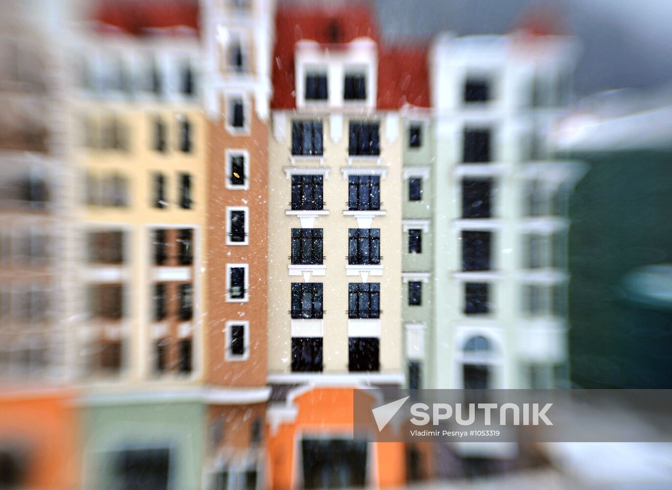 Construction of Rosa Khutor hotel complex