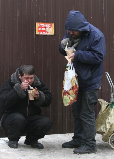 Rendering assistance to the homeless