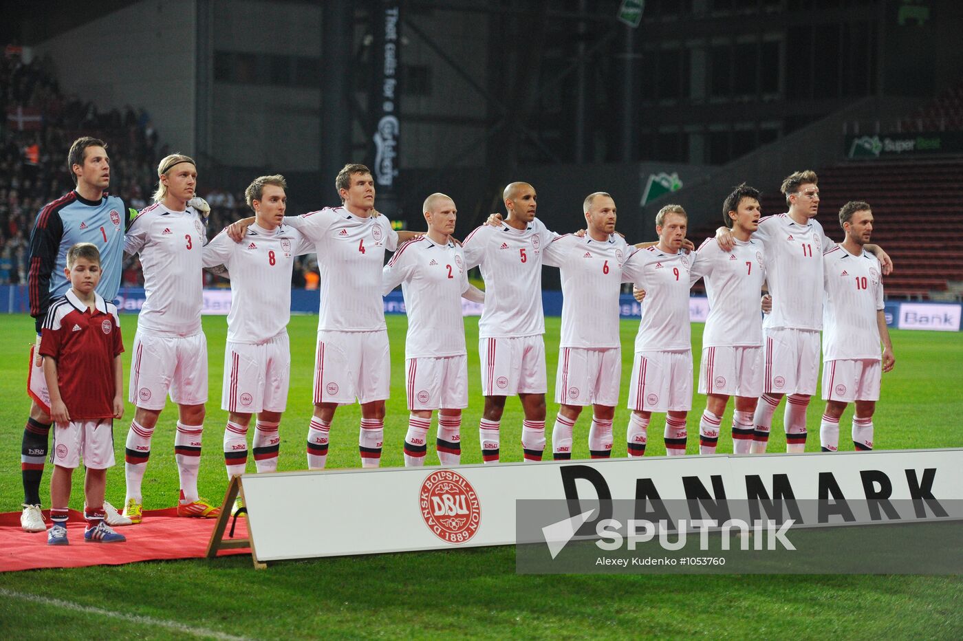 Football Friendly match between Denmark and Russia