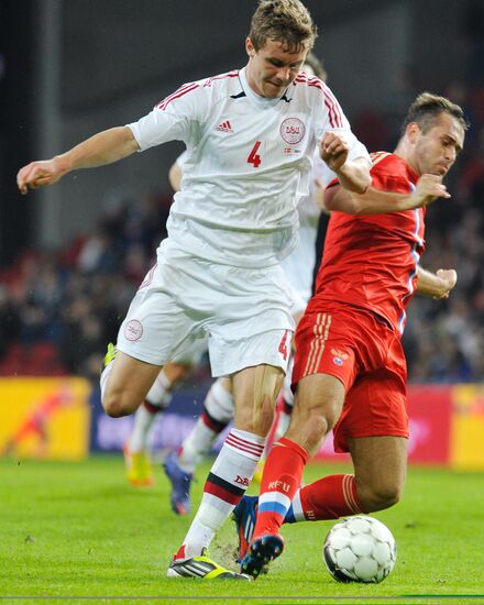 Football Friendly match between Denmark and Russia