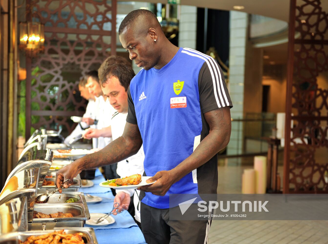 FC Anzhi defender Christopher Samba