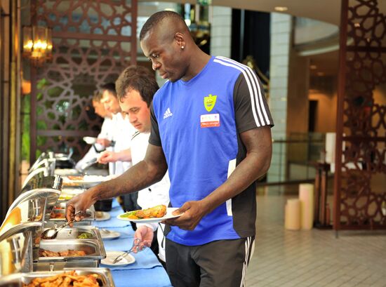 FC Anzhi defender Christopher Samba