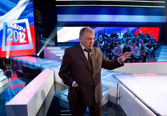 Debates between Vladimir Zhirinovsky and Putin's election agent