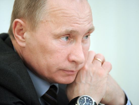 Vladimir Putin conducts Government presidium meeting