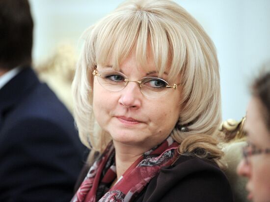 Vladimir Putin conducts Government Presidium meeting