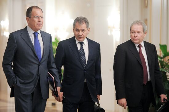 Vladimir Putin conducts Government Presidium meeting