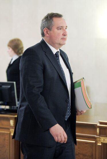 Vladimir Putin conducts Government Presidium meeting