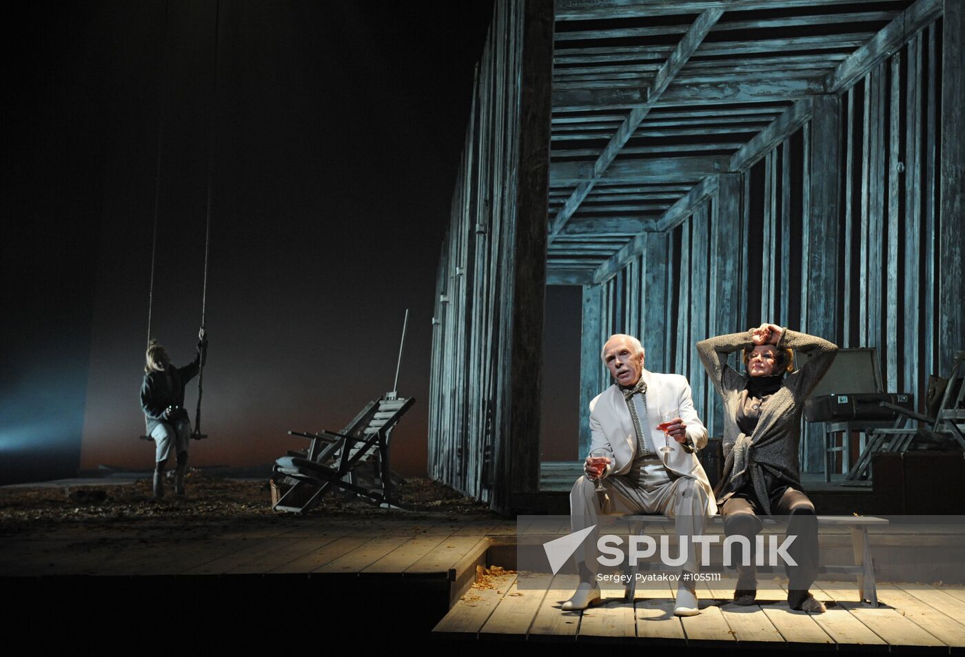 Dress rehearsal of "Autumn Sonata" at Sovremennik Theater
