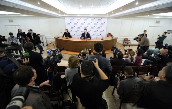 Meeting with presidential candidate Mikhail Prokhorov