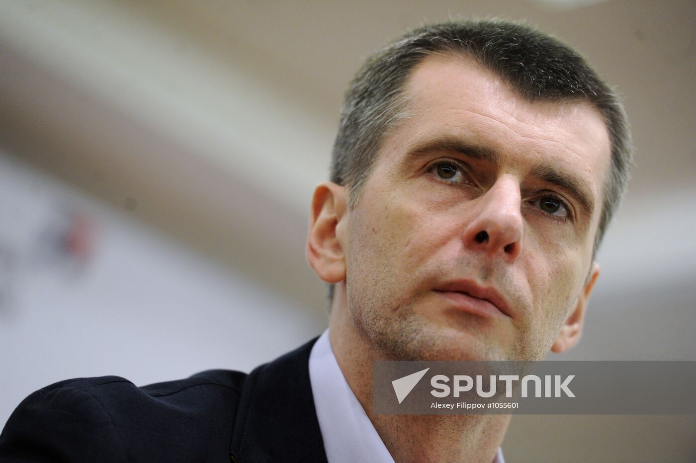 Meeting with presidential candidate Mikhail Prokhorov