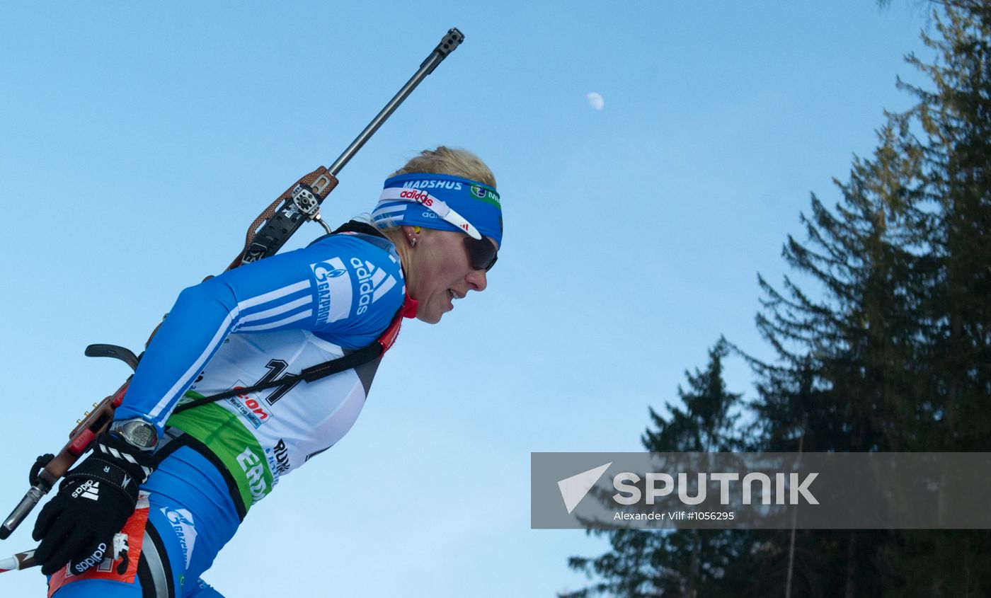 Biathlon. IBU Biathlon World Championships 2012. Women's sprint