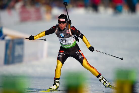 Biathlon. IBU Biathlon World Championships 2012. Women's sprint