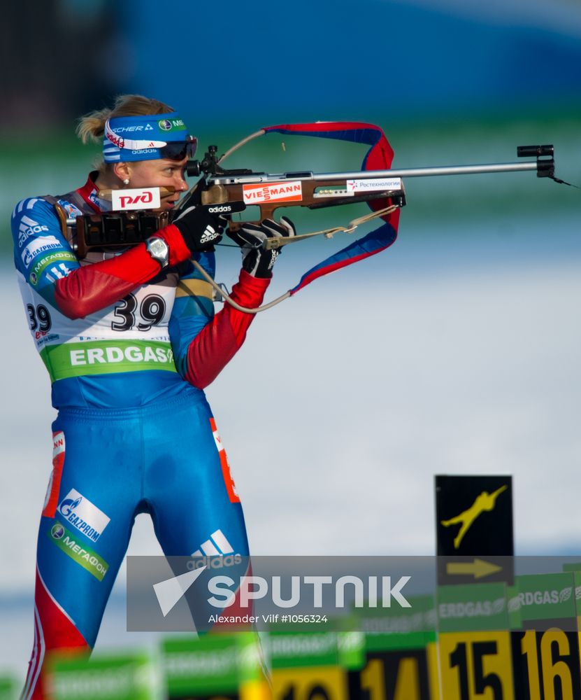 Biathlon. IBU Biathlon World Championships 2012. Women's sprint