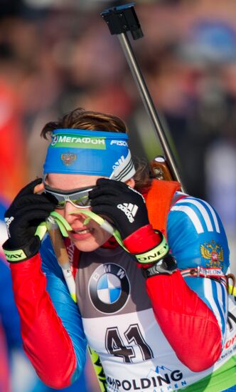 Biathlon. IBU Biathlon World Championships 2012. Women's sprint