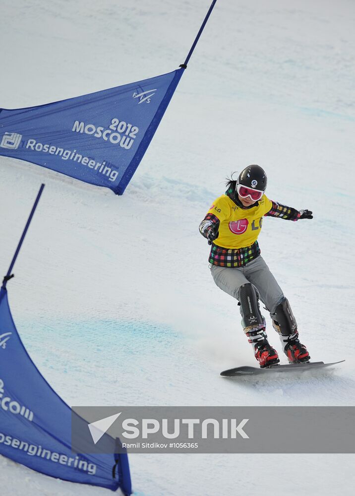 2012 FIS Snowboard World Cup. Parallel Slalom Women