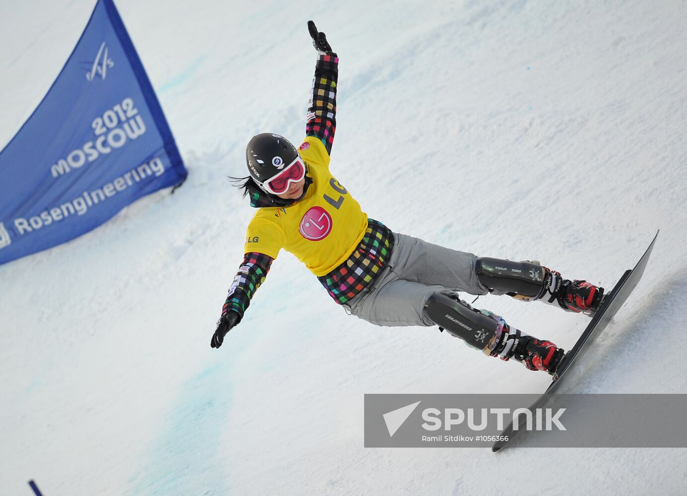 Snowboard World Cup. Parallel slalom