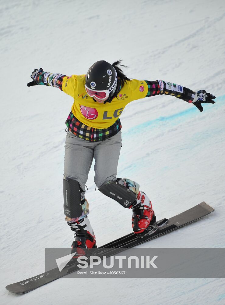 2012 FIS Snowboard World Cup. Parallel Slalom Women