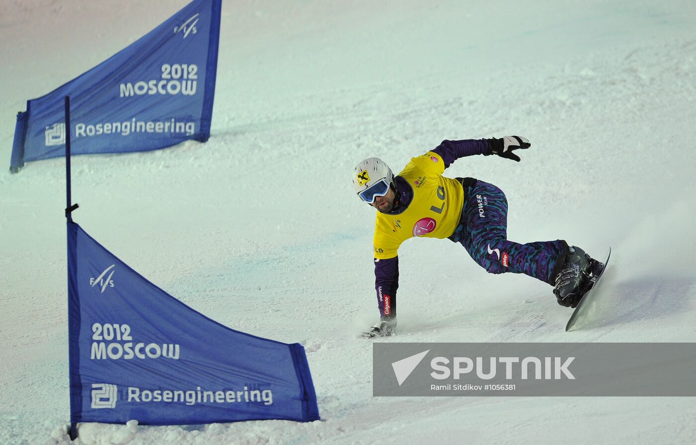 2012 FIS Snowboard World Cup. Parallel Slalom Men