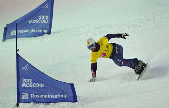 2012 FIS Snowboard World Cup. Parallel Slalom Men