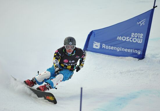 2012 FIS Snowboard World Cup. Parallel Slalom Men