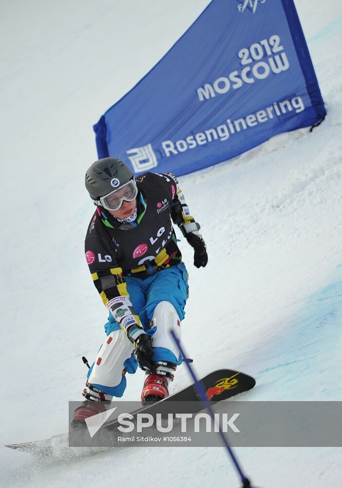 2012 FIS Snowboard World Cup. Parallel Slalom Men