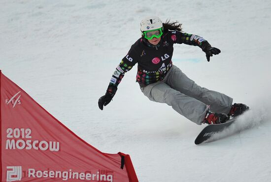 2012 FIS Snowboard World Cup. Parallel Slalom Women