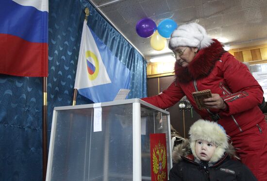 Russian presidential election in Far East