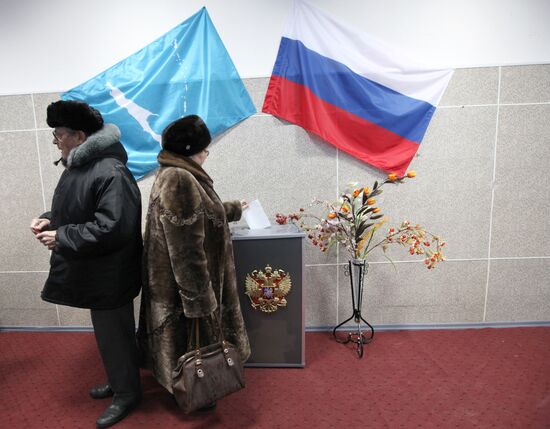 Presidential voting in Russia's Far East