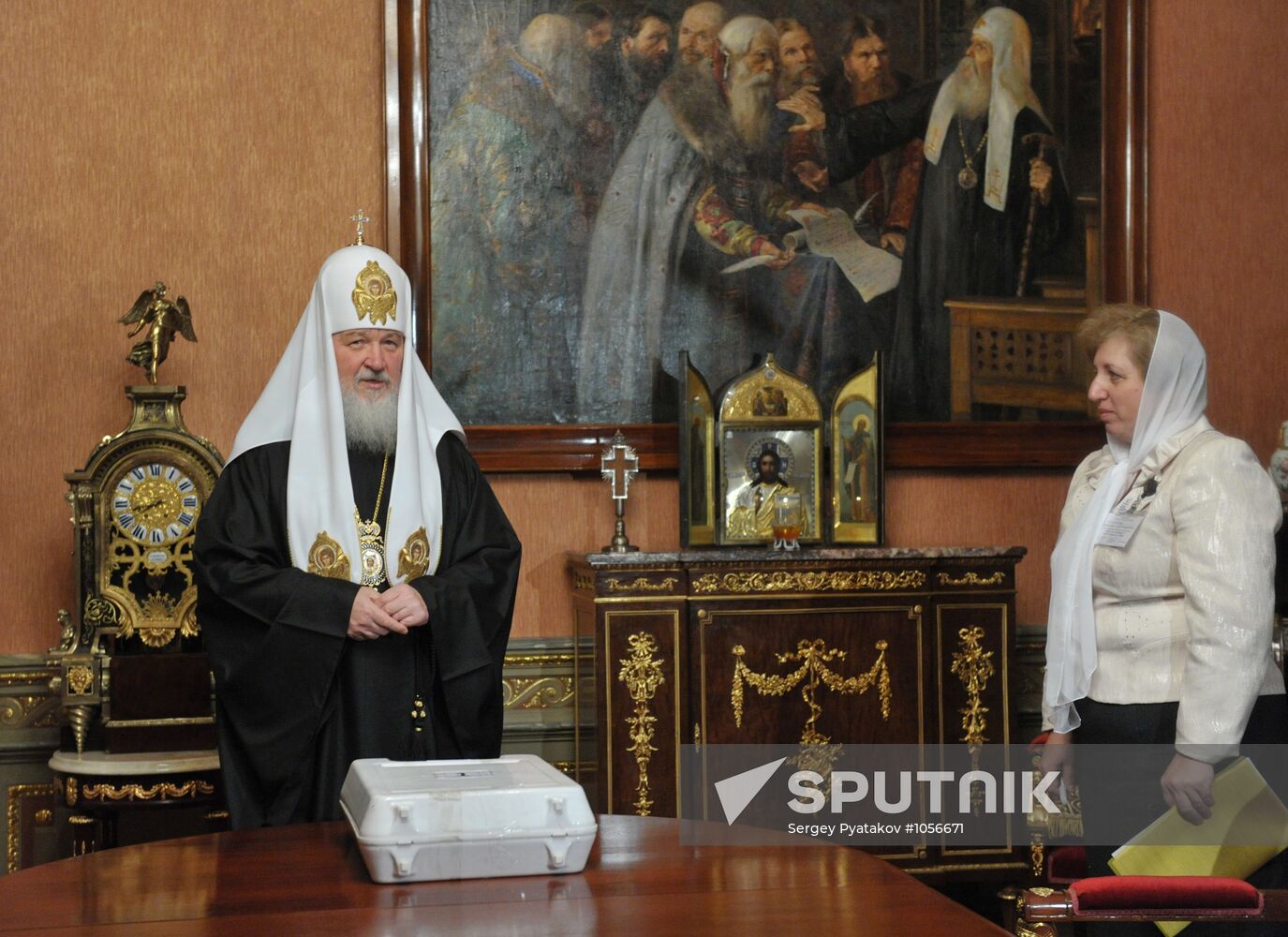 Patriarch Kirill votes in Russian presidential election