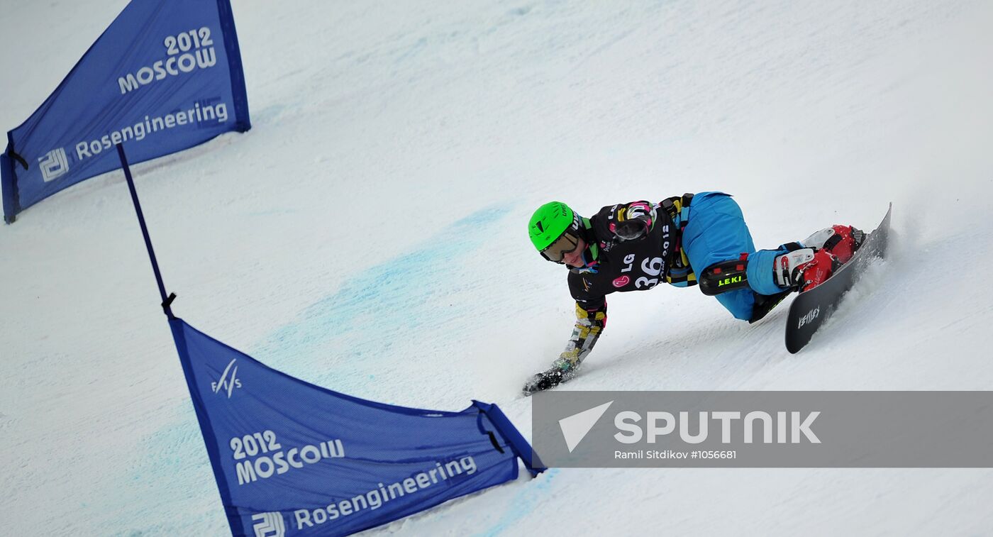 2012 FIS Snowboard World Cup. Parallel Slalom Men