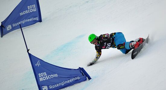 2012 FIS Snowboard World Cup. Parallel Slalom Men