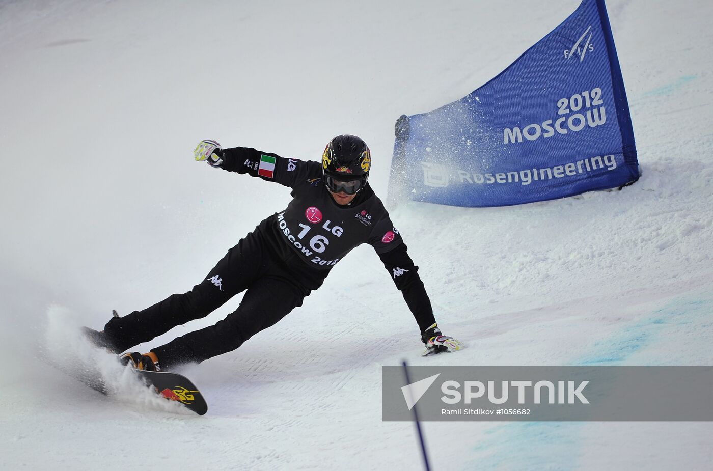 2012 FIS Snowboard World Cup. Parallel Slalom Men