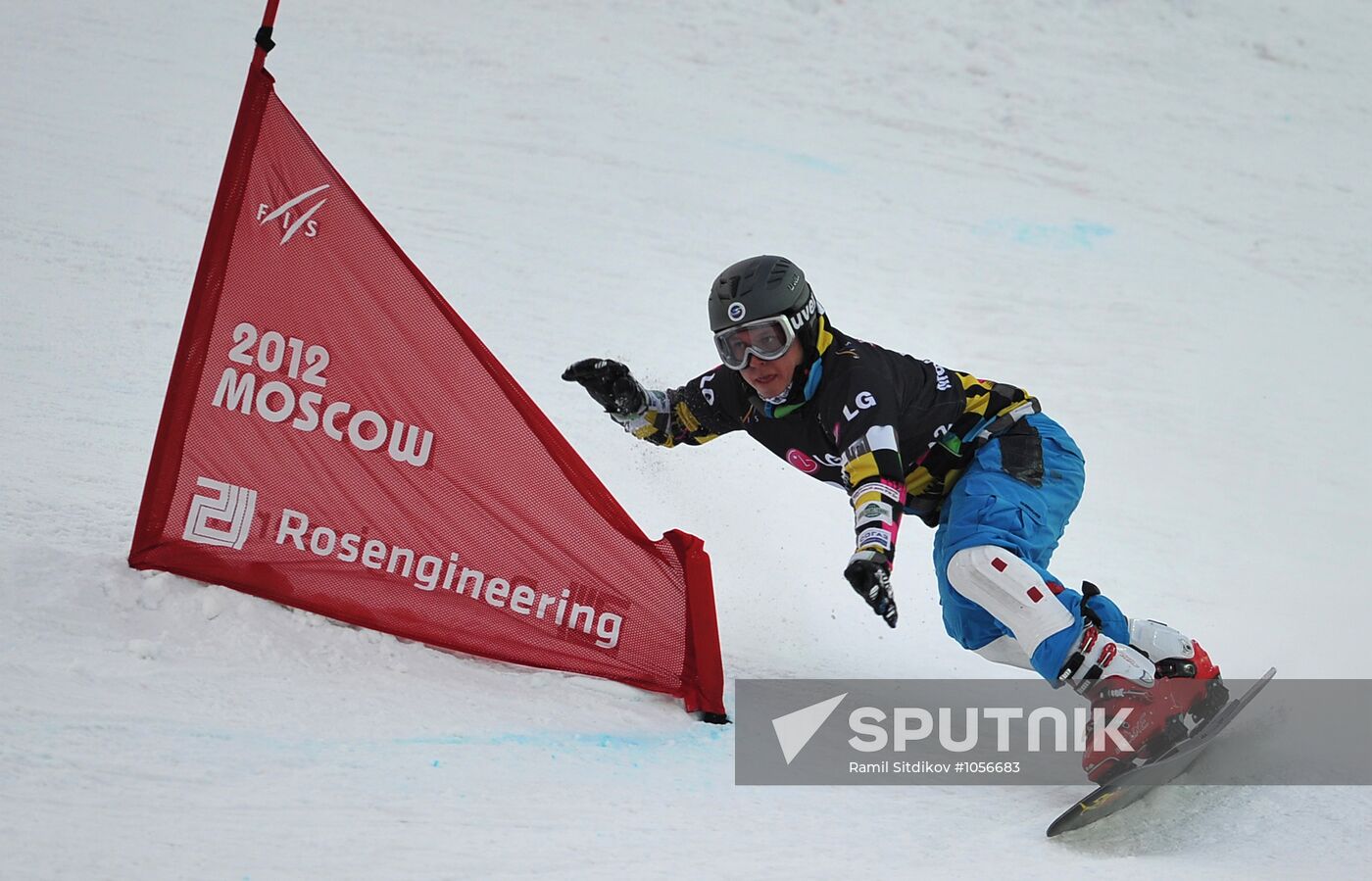 2012 FIS Snowboard World Cup. Parallel Slalom Men