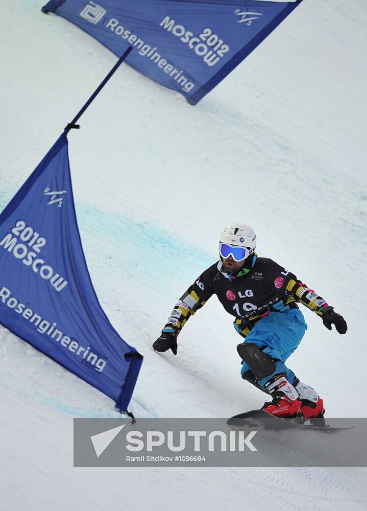 2012 FIS Snowboard World Cup. Parallel Slalom Men