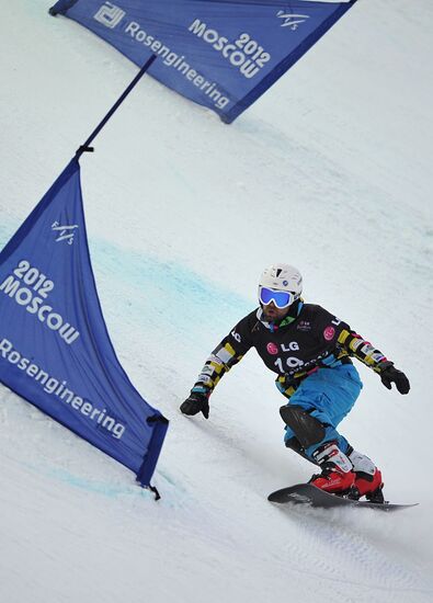 2012 FIS Snowboard World Cup. Parallel Slalom Men