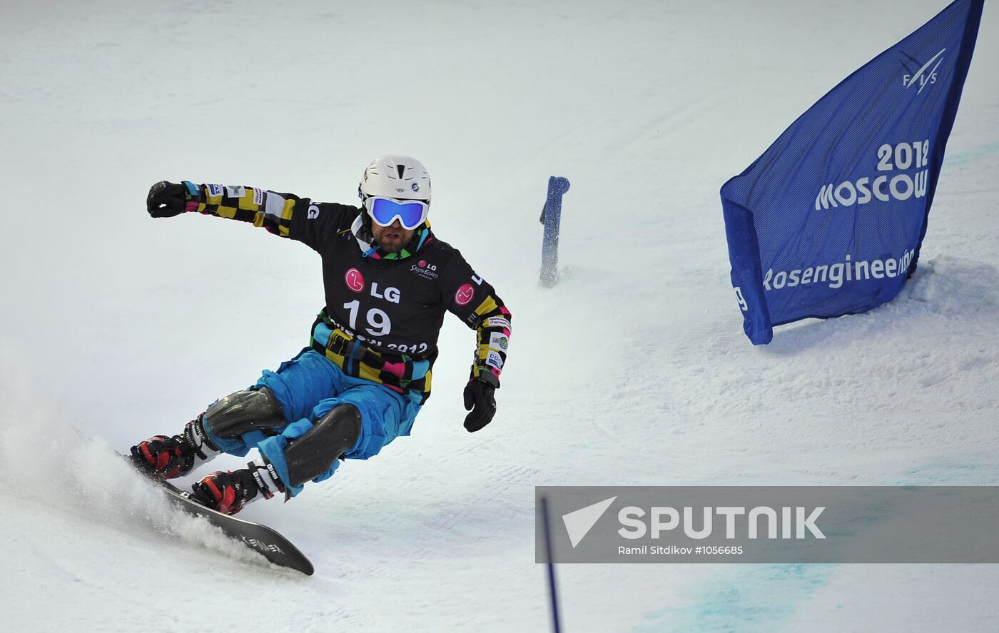 2012 FIS Snowboard World Cup. Parallel Slalom Men