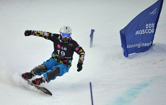 2012 FIS Snowboard World Cup. Parallel Slalom Men