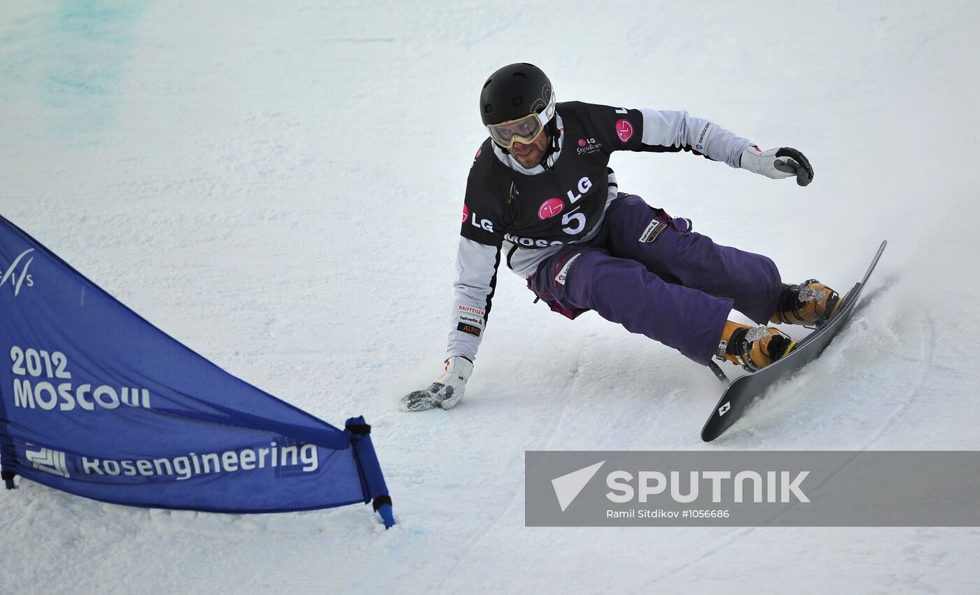 2012 FIS Snowboard World Cup. Parallel Slalom Men