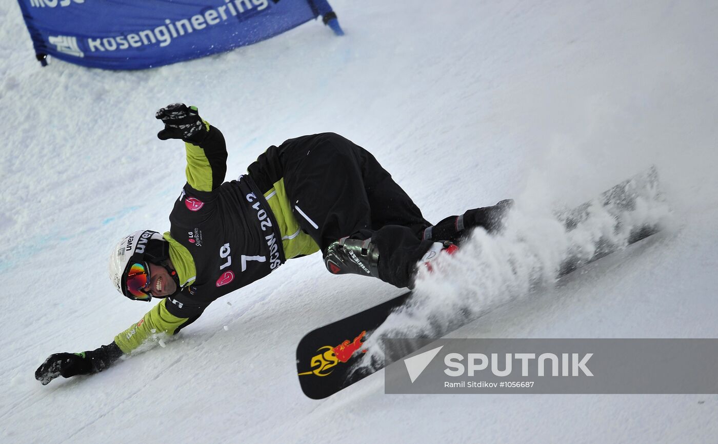 2012 FIS Snowboard World Cup. Parallel Slalom Men