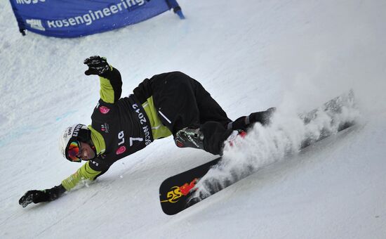 2012 FIS Snowboard World Cup. Parallel Slalom Men