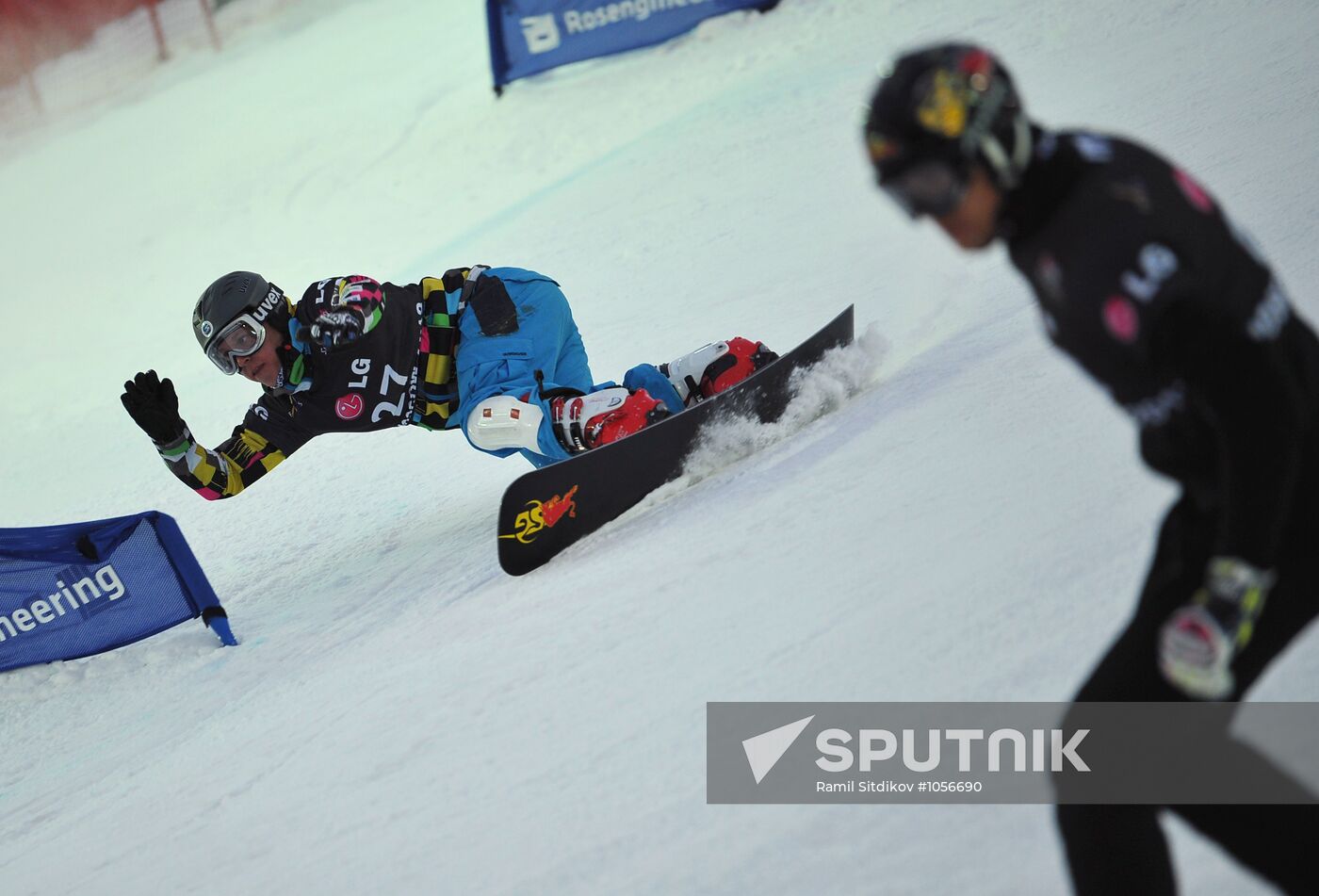 2012 FIS Snowboard World Cup. Parallel Slalom Men