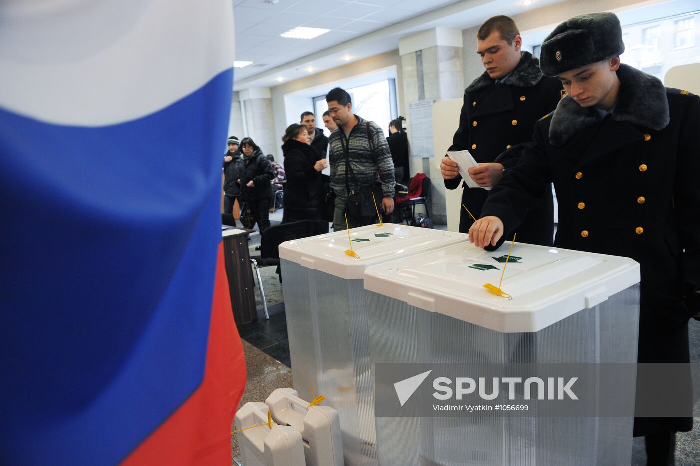 Presidential voting in Moscow