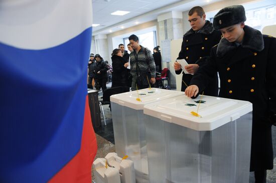 Presidential voting in Moscow