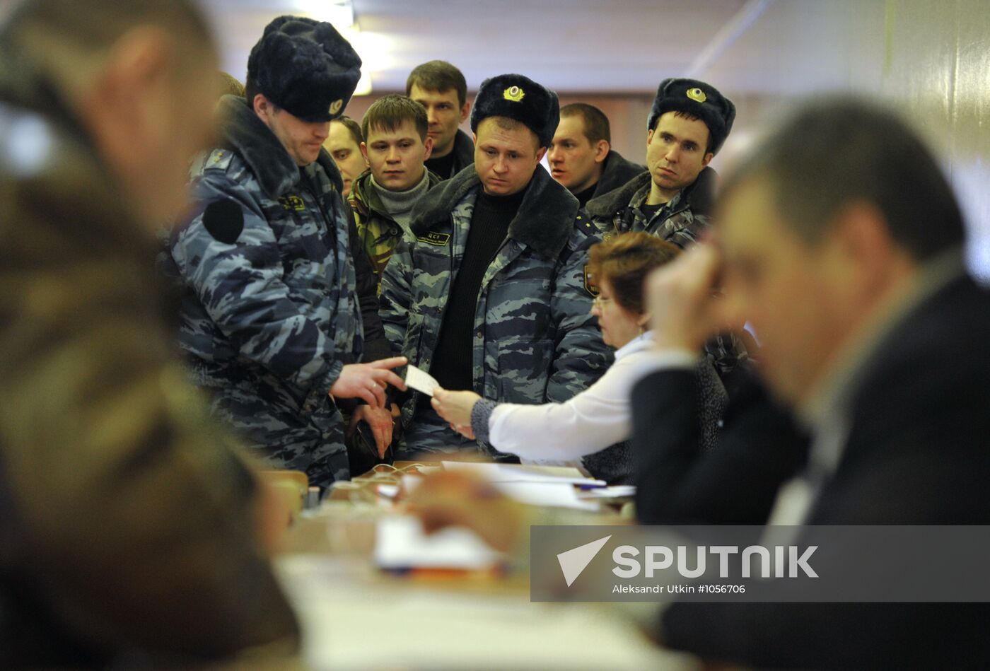 Presidential voting in Moscow
