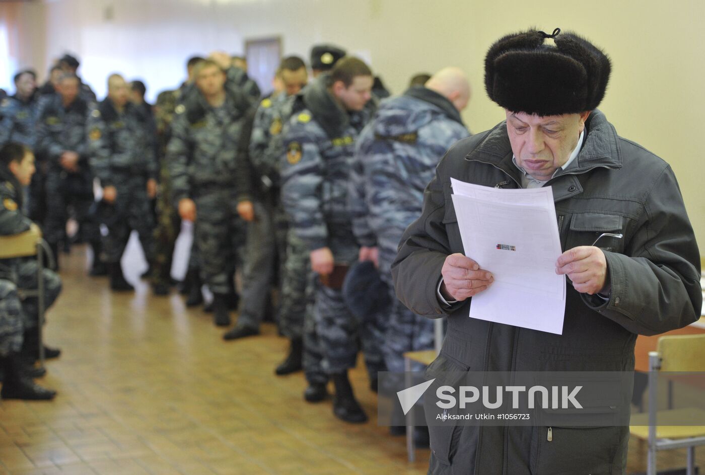 Presidential voting in Moscow